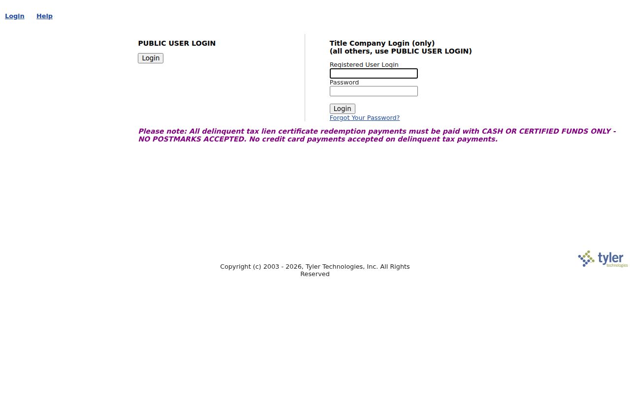 Lake County clerk of court records recording services screenshot