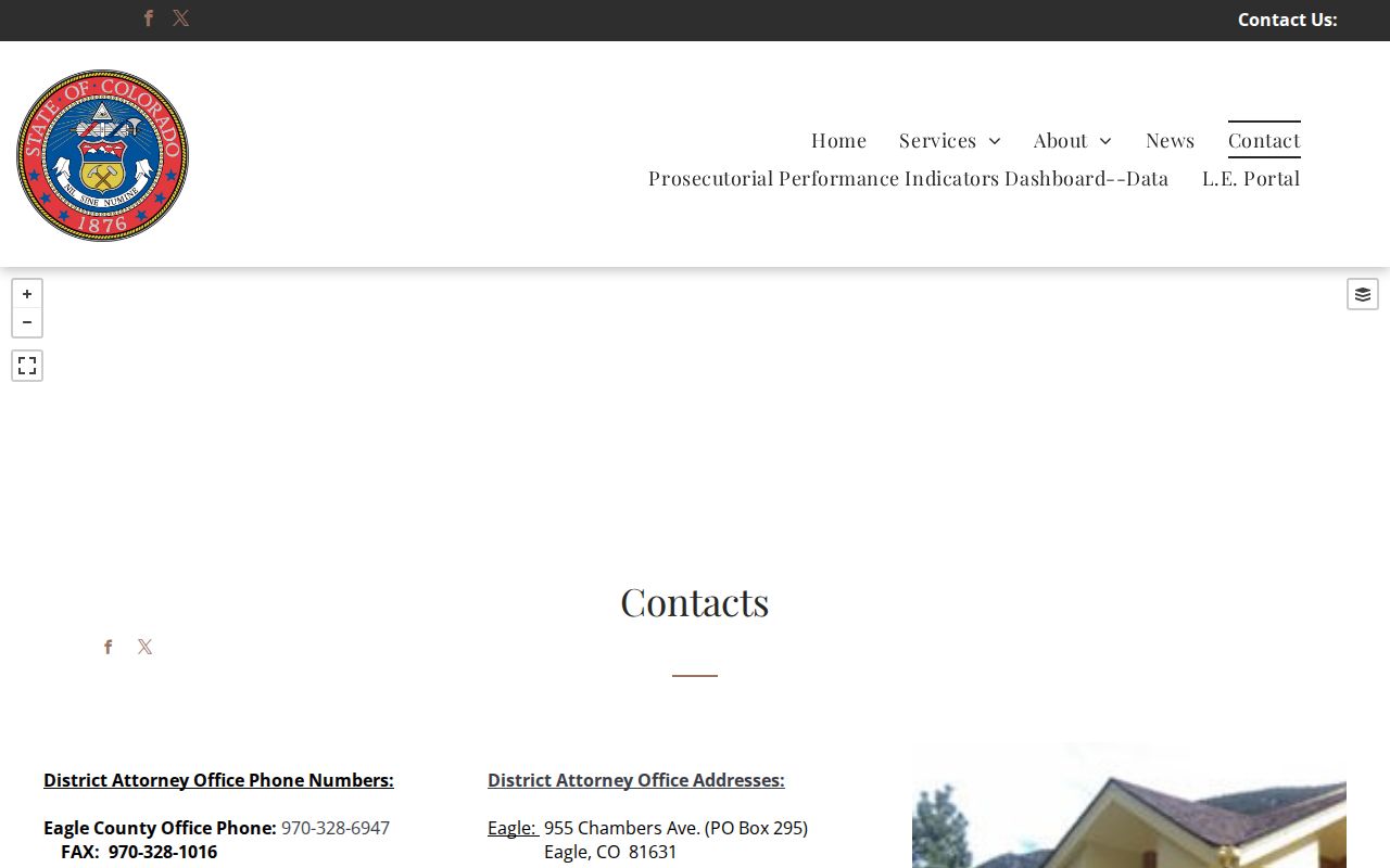 Lake County criminal court records Fifth Judicial District Attorney contact page