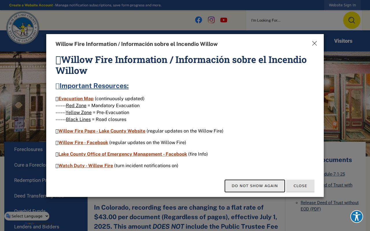Lake County marriage and divorce records marriage license page