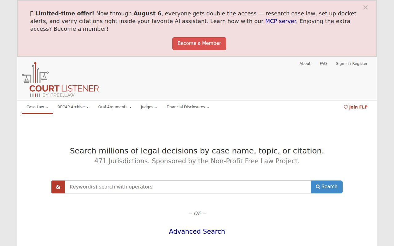 Lake County probate records CourtListener legal resource screenshot